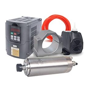 Комплект 800Вт ER11 (шпиндель+частотник+насос+держатель+разьем подключение шпинделья)