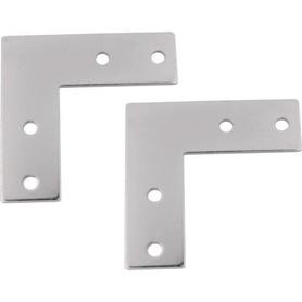 Соединительная пластина Г-типа 4 отверстий под профиль 30х30