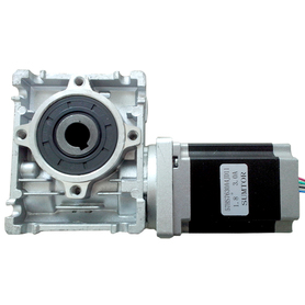 шаговый двигатель nema23 76mm 57HS7630A4 Червячный Редуктор 57мм NMRV-30 (1:5)