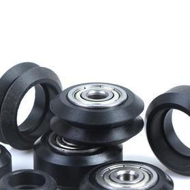 Ролик 24 мм OpenBuilds V-образный с подшипниками (прозрачный пластик)