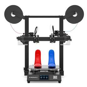 Tronxy IDEX 3D принтер Gemini S независымые 2 головы, много цветный принтер 300*300*390mm